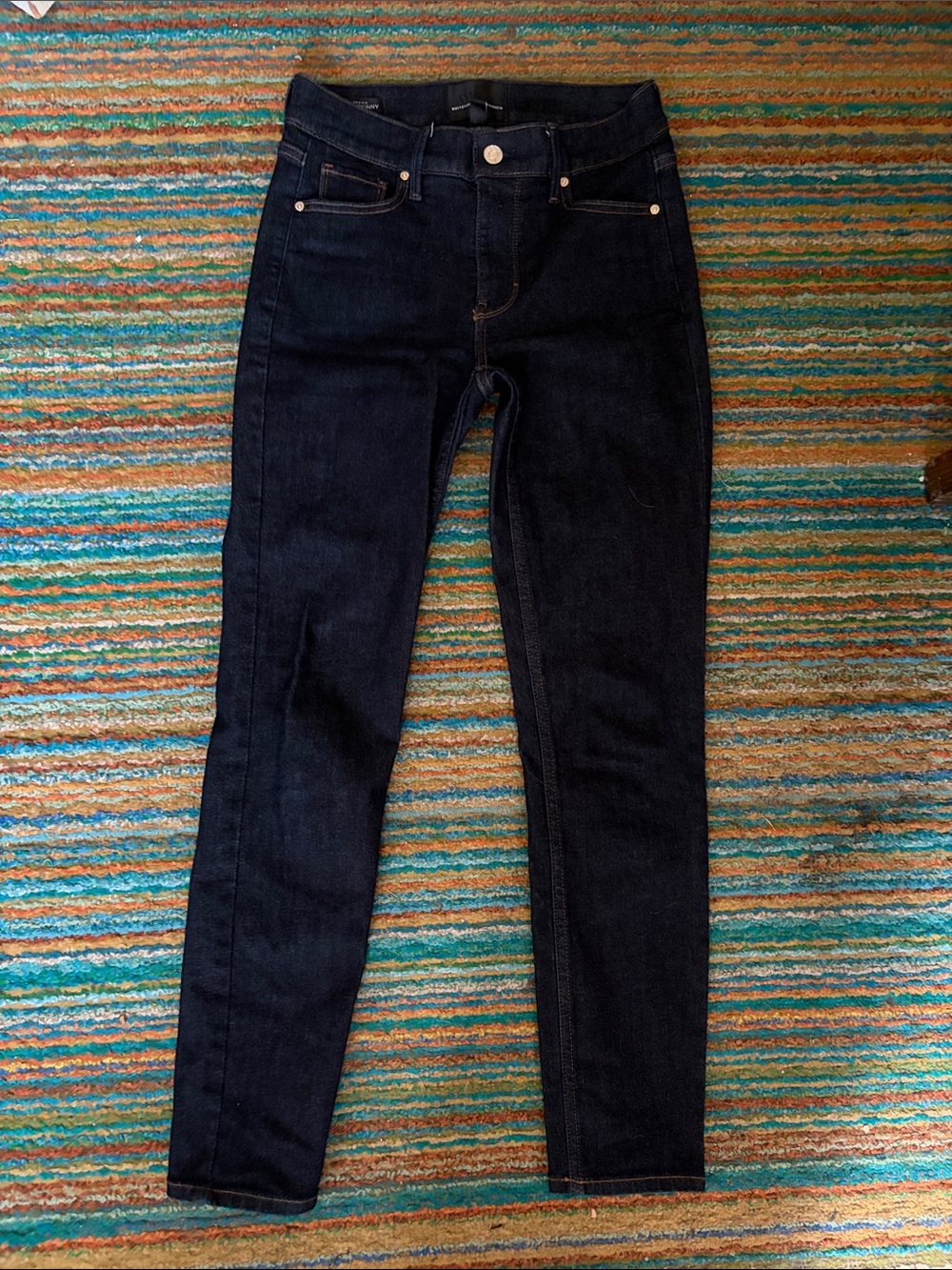 White House Black Market Dark Indigo Slim Ankle Jeans